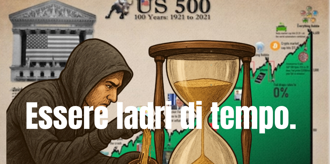 Rappresentazione visiva dell'articolo: "Essere ladri di tempo."