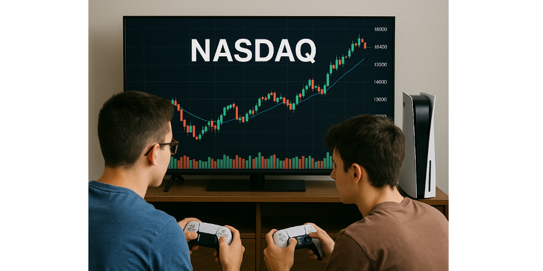 Rappresentazione visiva dell'articolo: Se la finanza diventa un videogioco: prospettive e pericoli della Gamification.